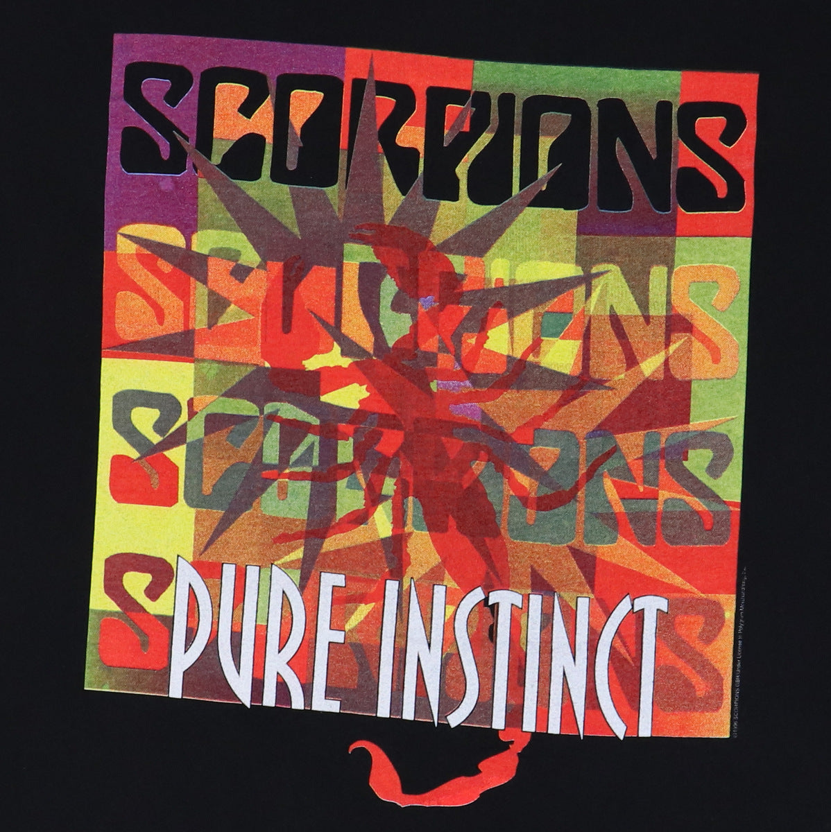 1996 Scorpions Pure Instinct Tour Shirt