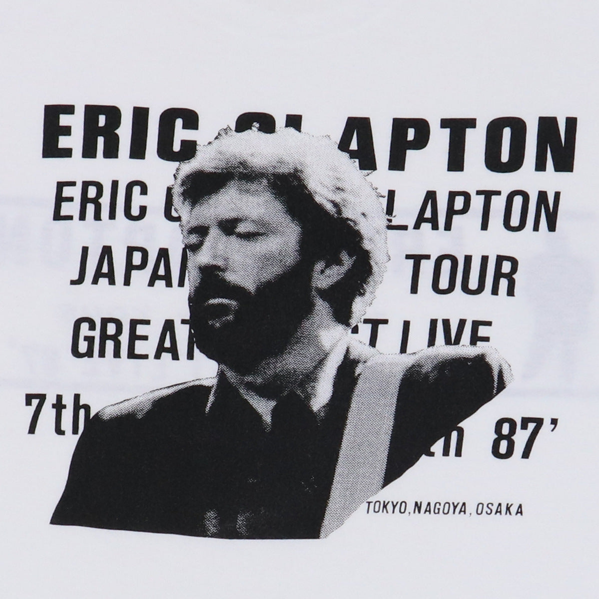 1987 Eric Clapton Japan Tour Shirt