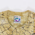 1996 Rattlesnake Liquid Blue All Over Print Tie Dye Shirt