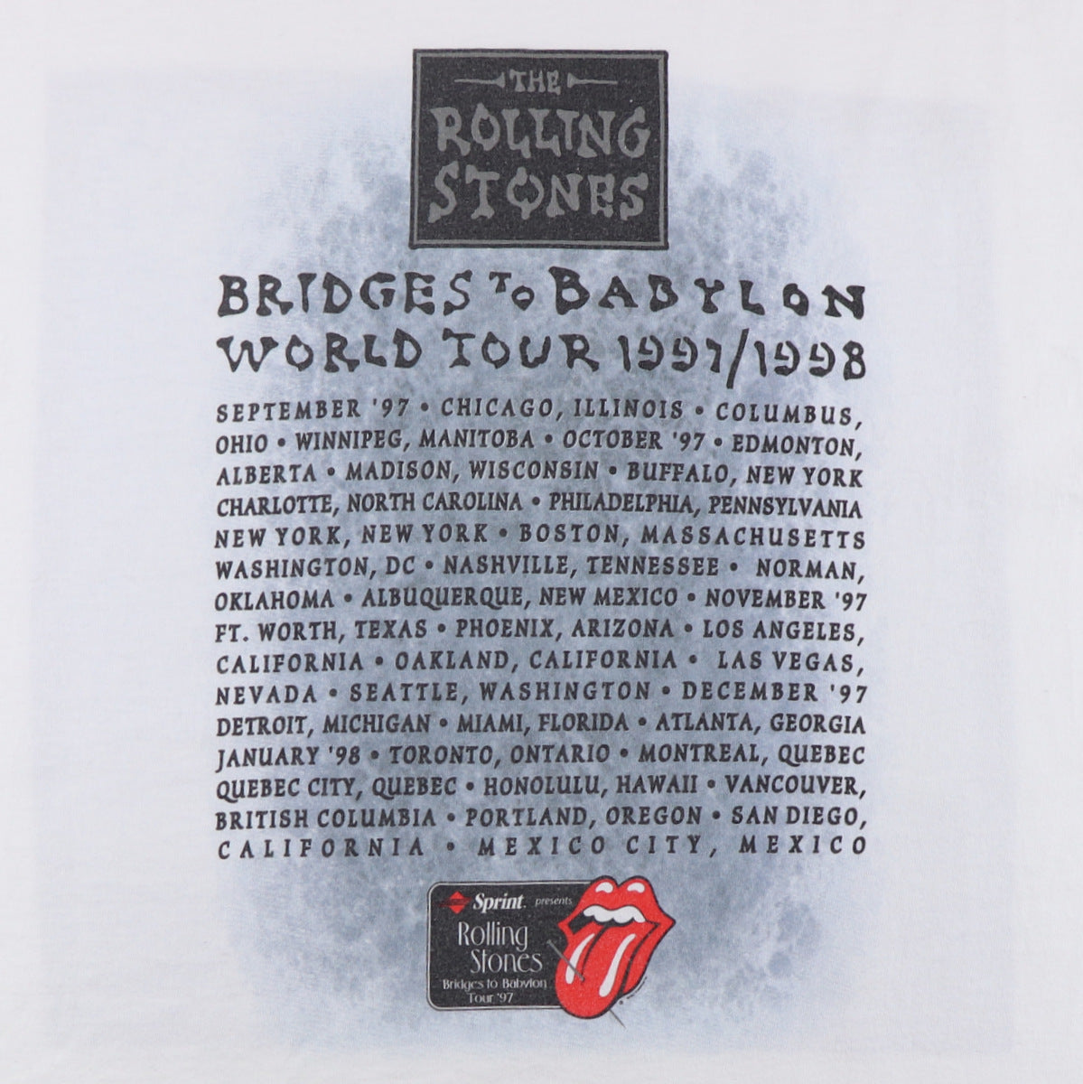 The Rolling Stones Bridges to Babylon World Tour 1997-1998 - New