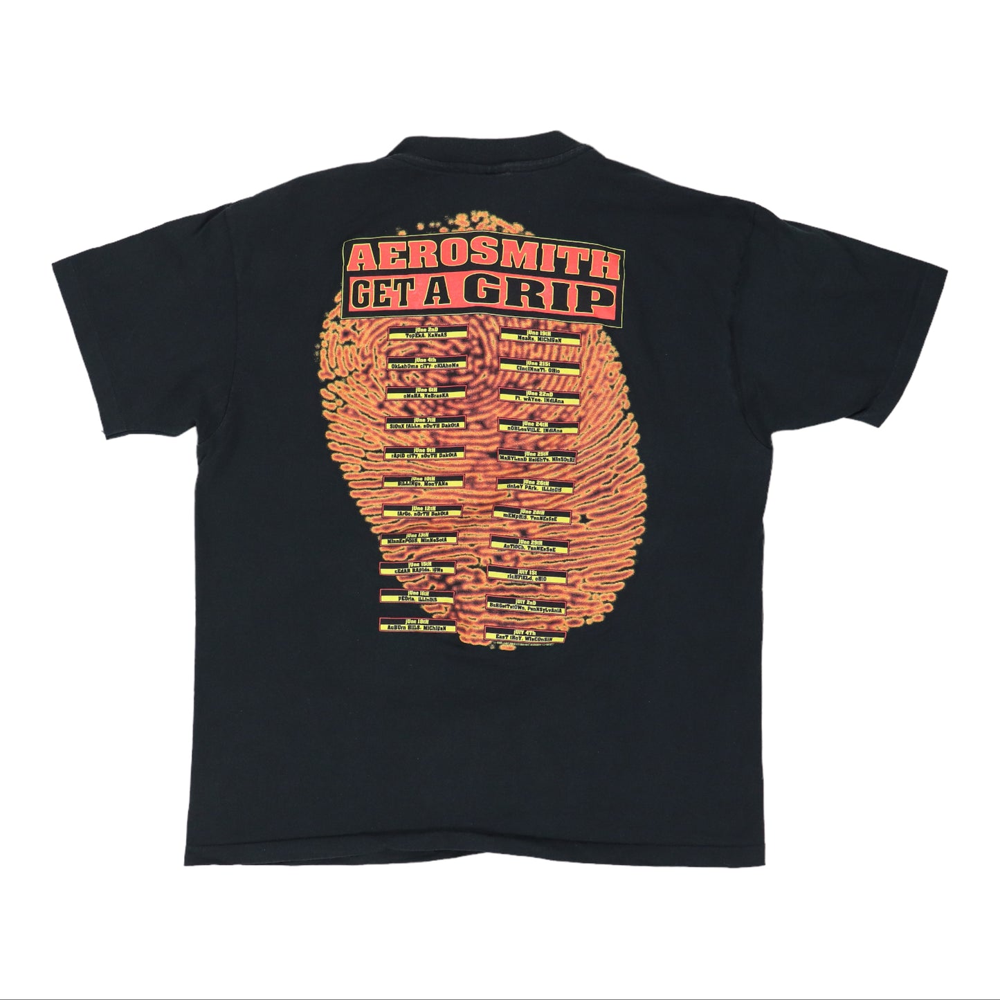 1993 Aerosmith Get A Grip Tour Shirt