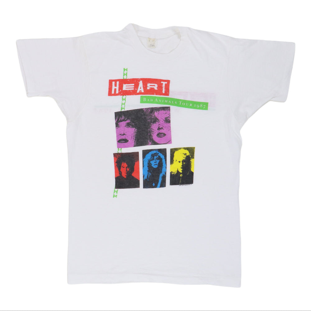 1987 Heart Bad Animals Tour Shirt