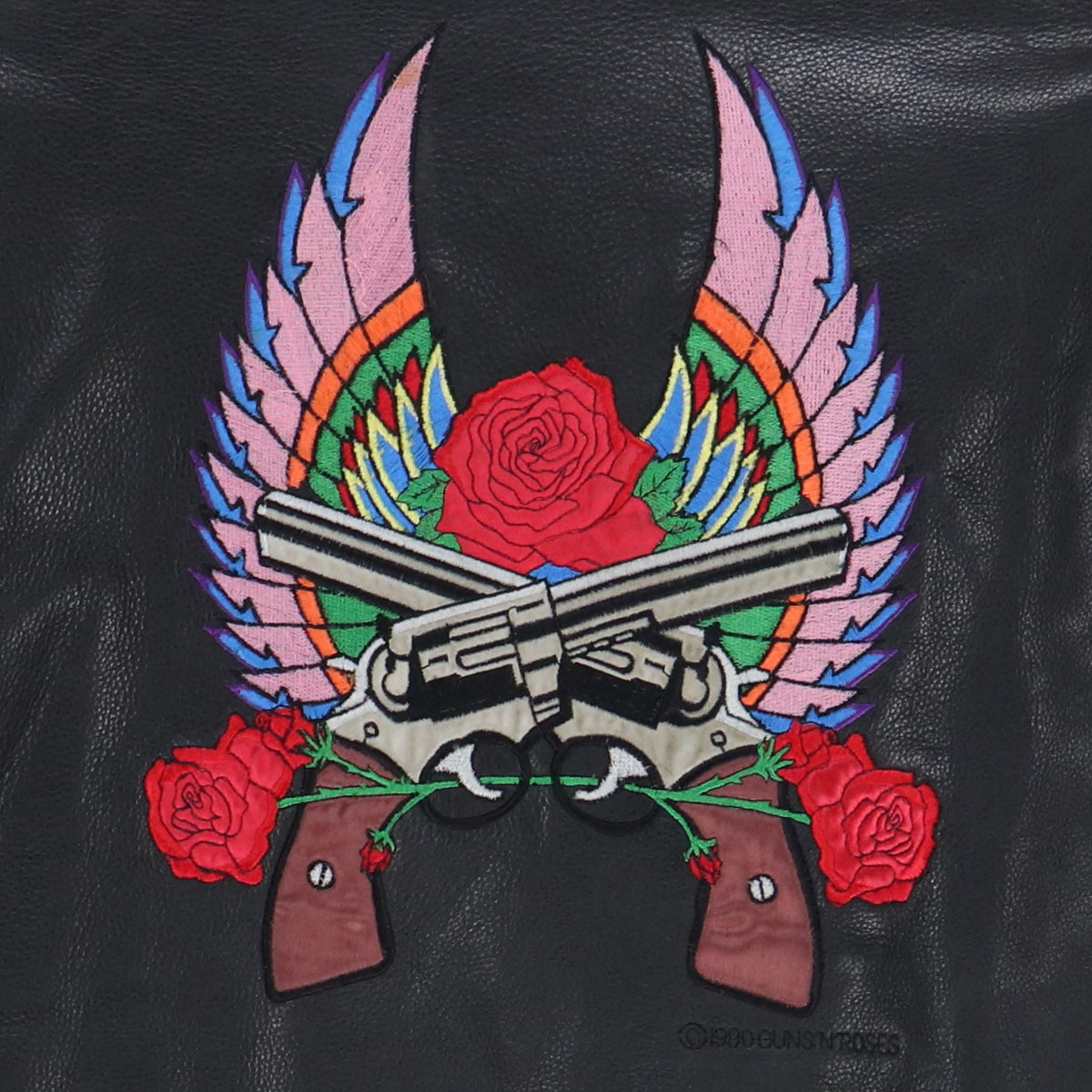 1990 Guns N Roses Leather Tour Crew Jacket