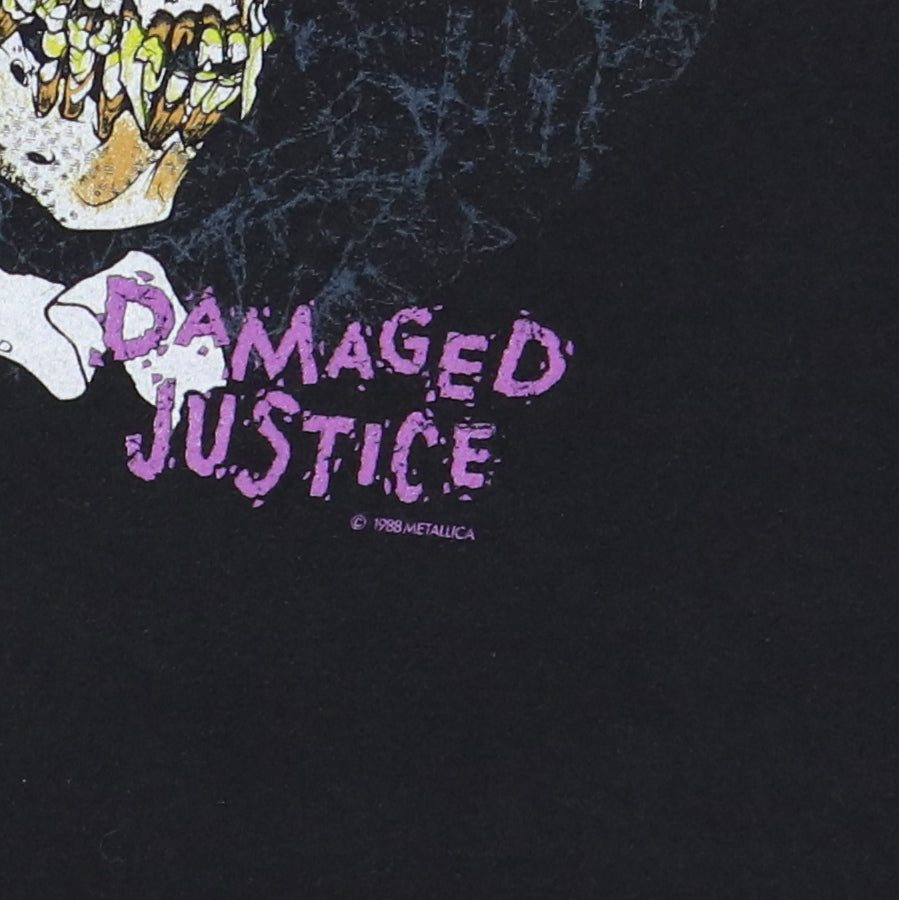 1988 Metallica Damaged Justice Shirt