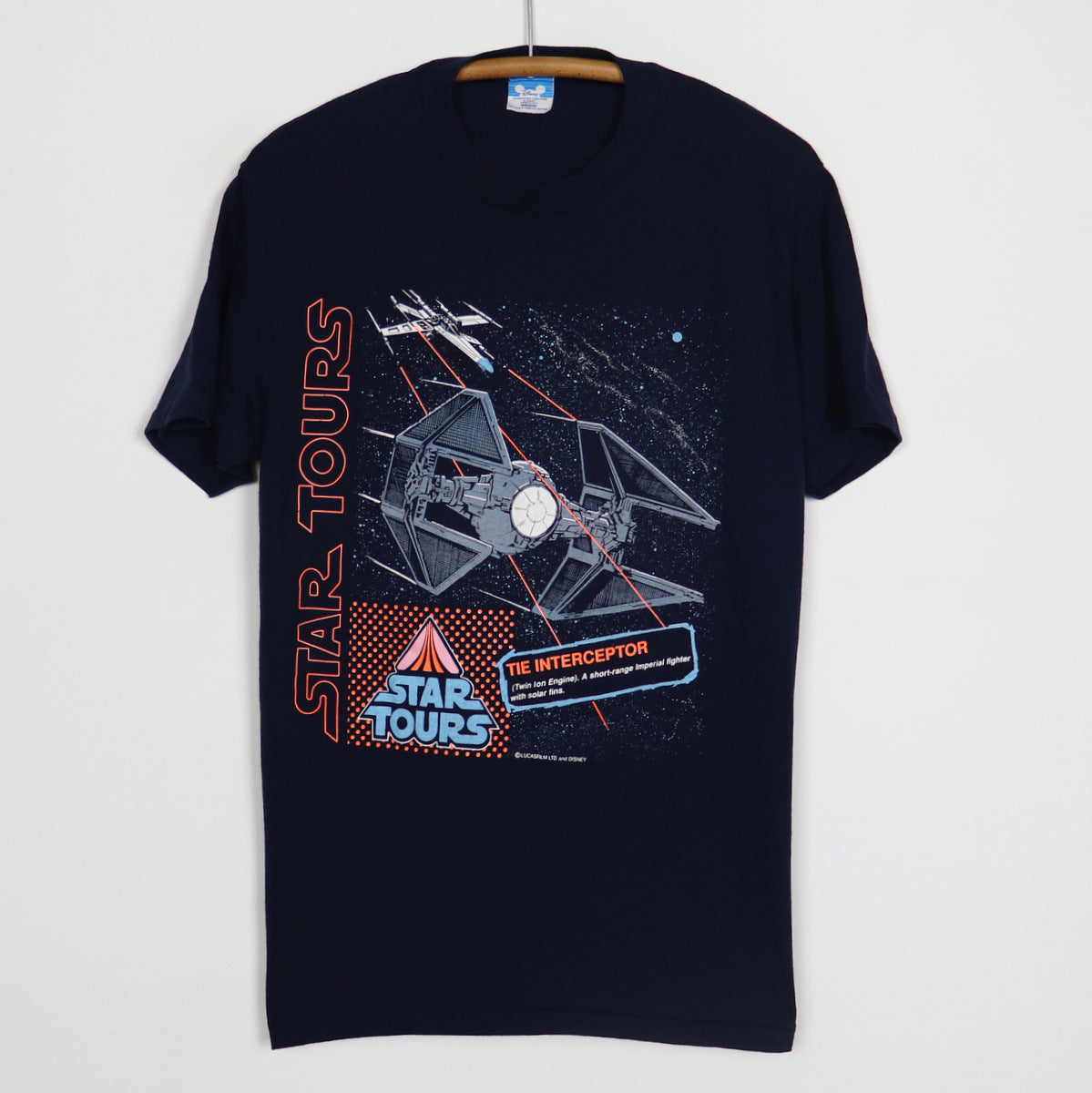 1980s Disney Star Wars Star Tours Interceptor Shirt – WyCo Vintage