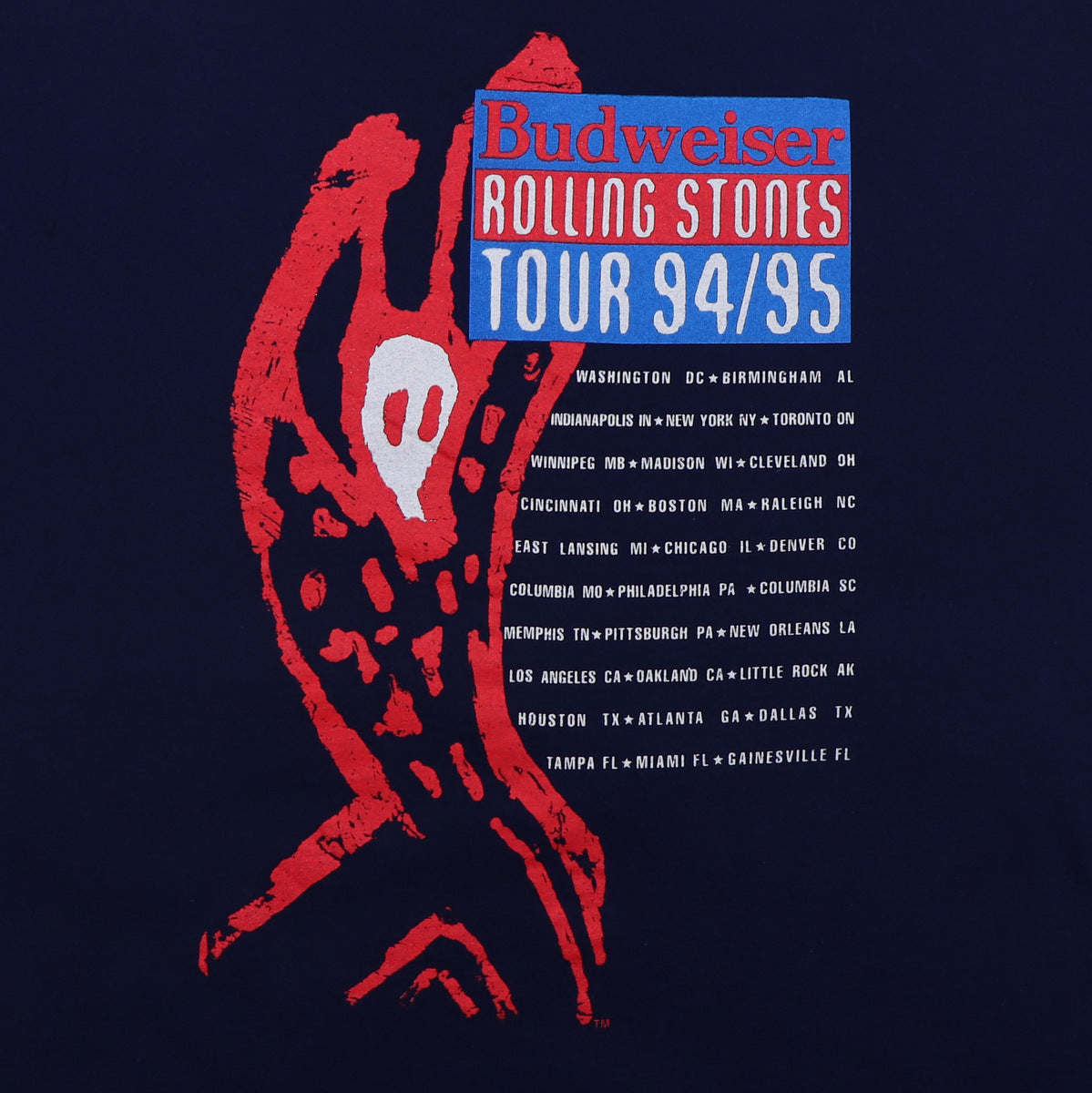 1994 Rolling Stones Voodoo Lounge Tour Shirt – WyCo Vintage