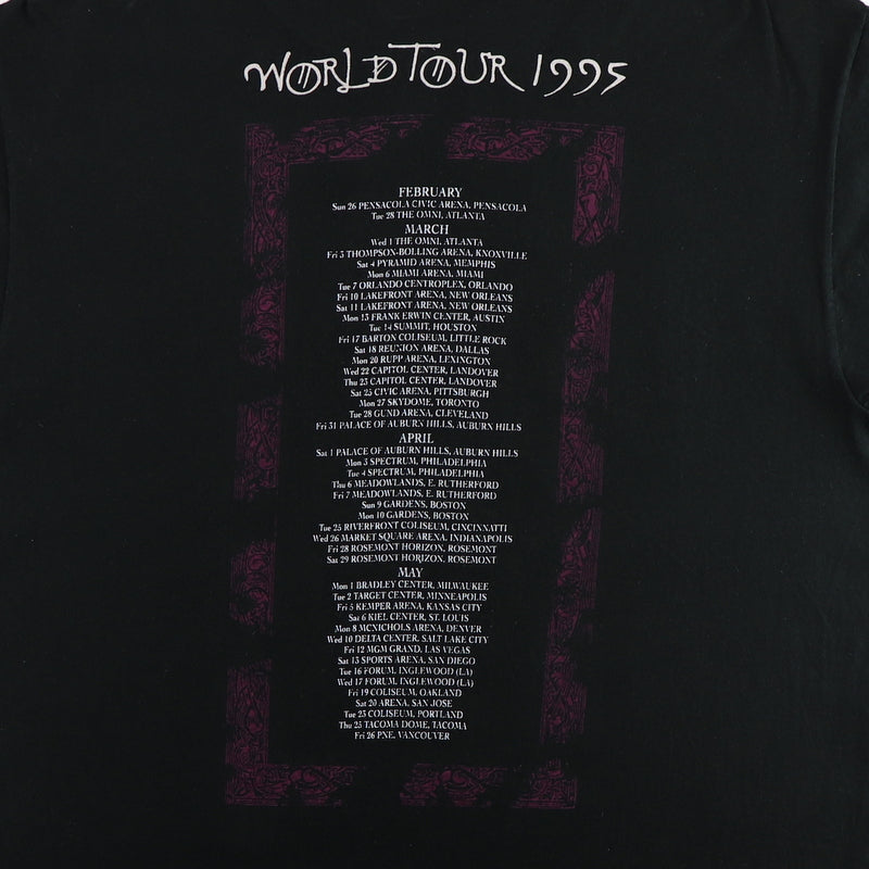 1995 Jimmy Page Robert Plant No Quarter World Tour Shirt