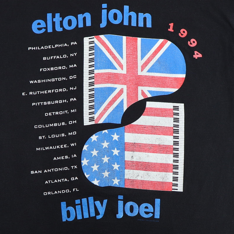 1994 Elton John Billy Joel Face To Face Tour Shirt