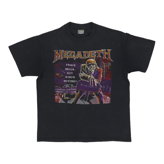 1986 Megadeth Peace Sells Tour Shirt