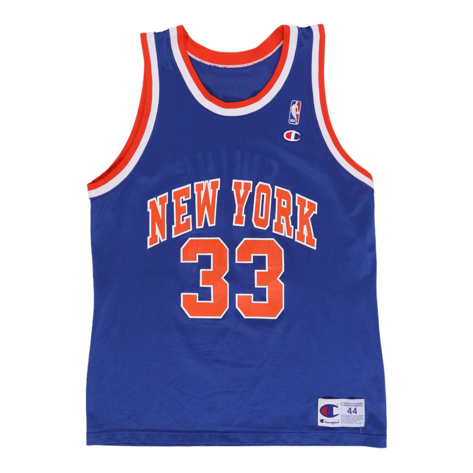 1990s Patrick Ewing New York Knicks Basketball Jersey WyCo Vintage