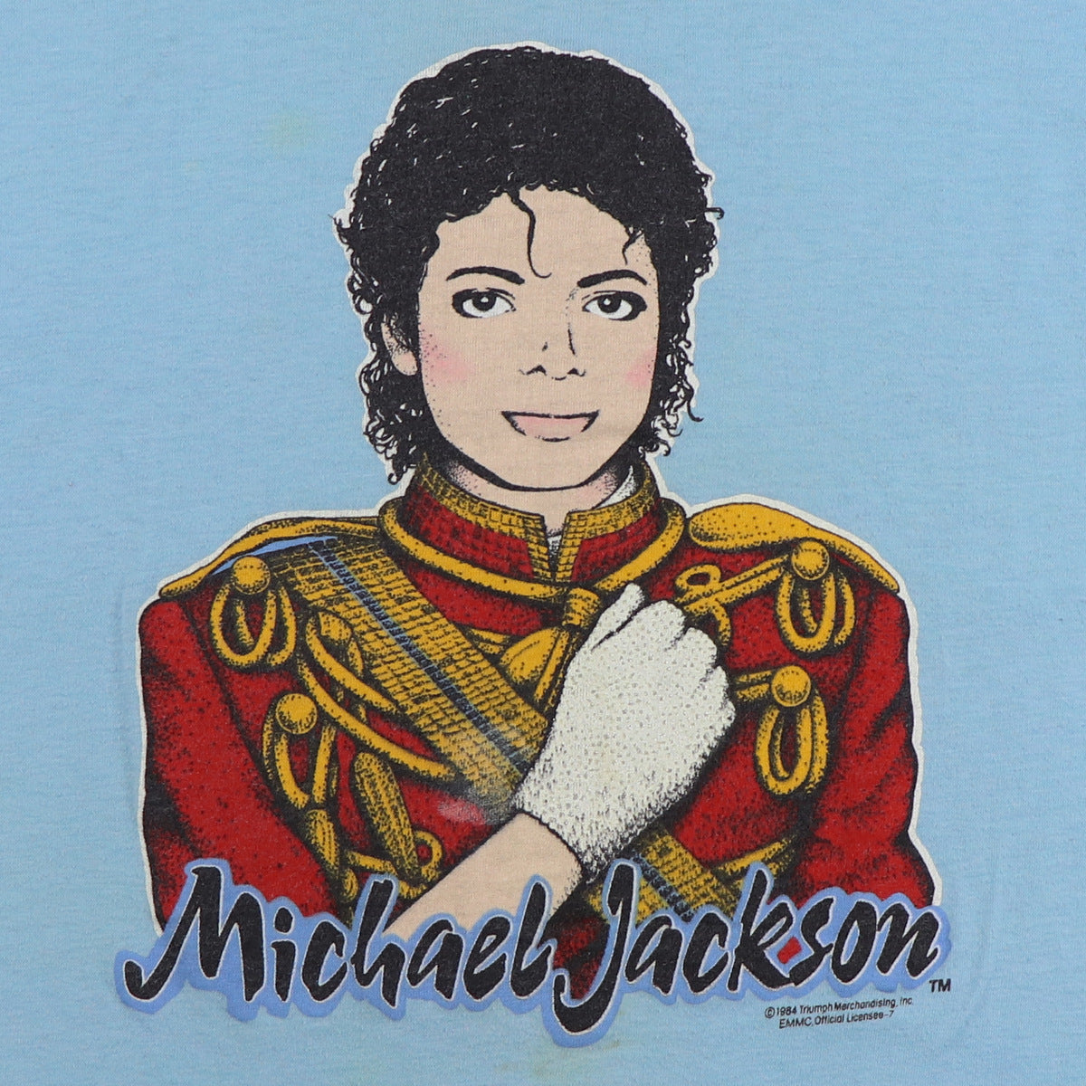 1984 Michael Jackson Sparkly Glove Shirt