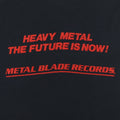 1980s Metal Blade Records The Future Is Now Heavy Metal Shirt