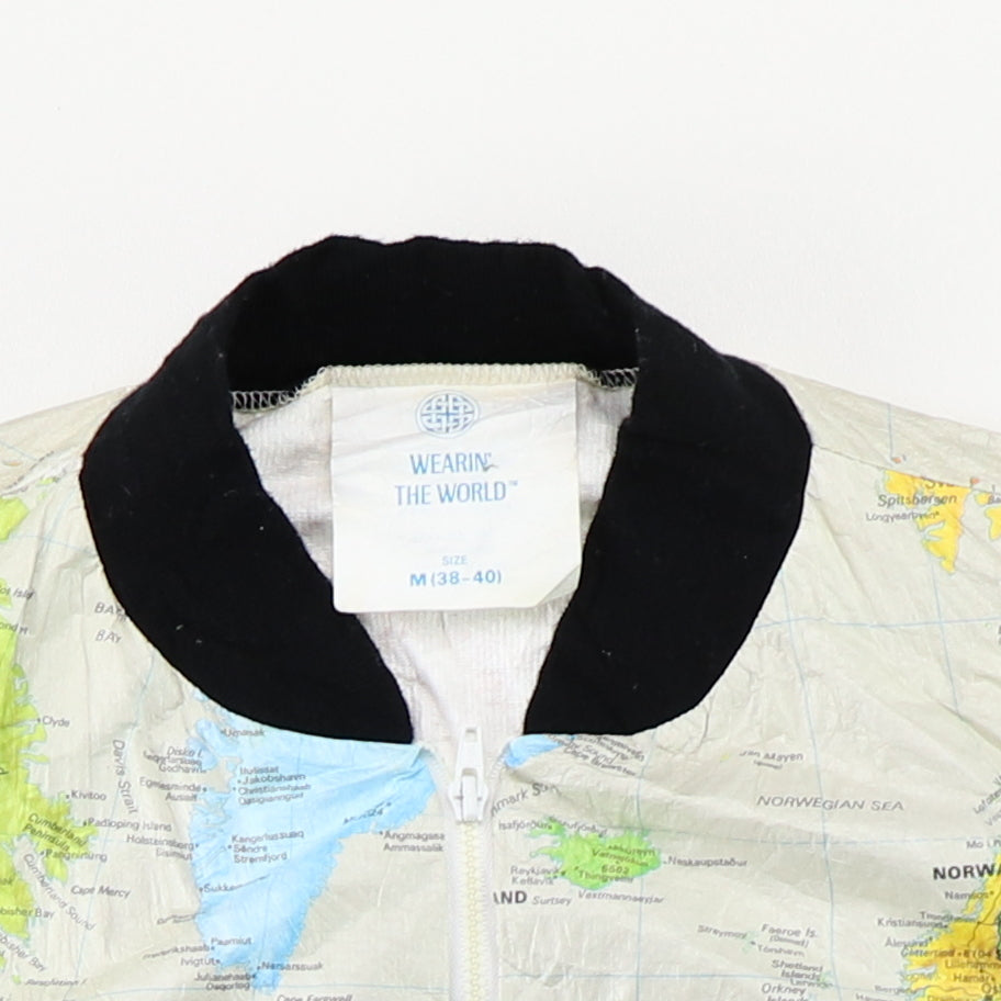 1990s Wearin' The World Globe Map Jacket