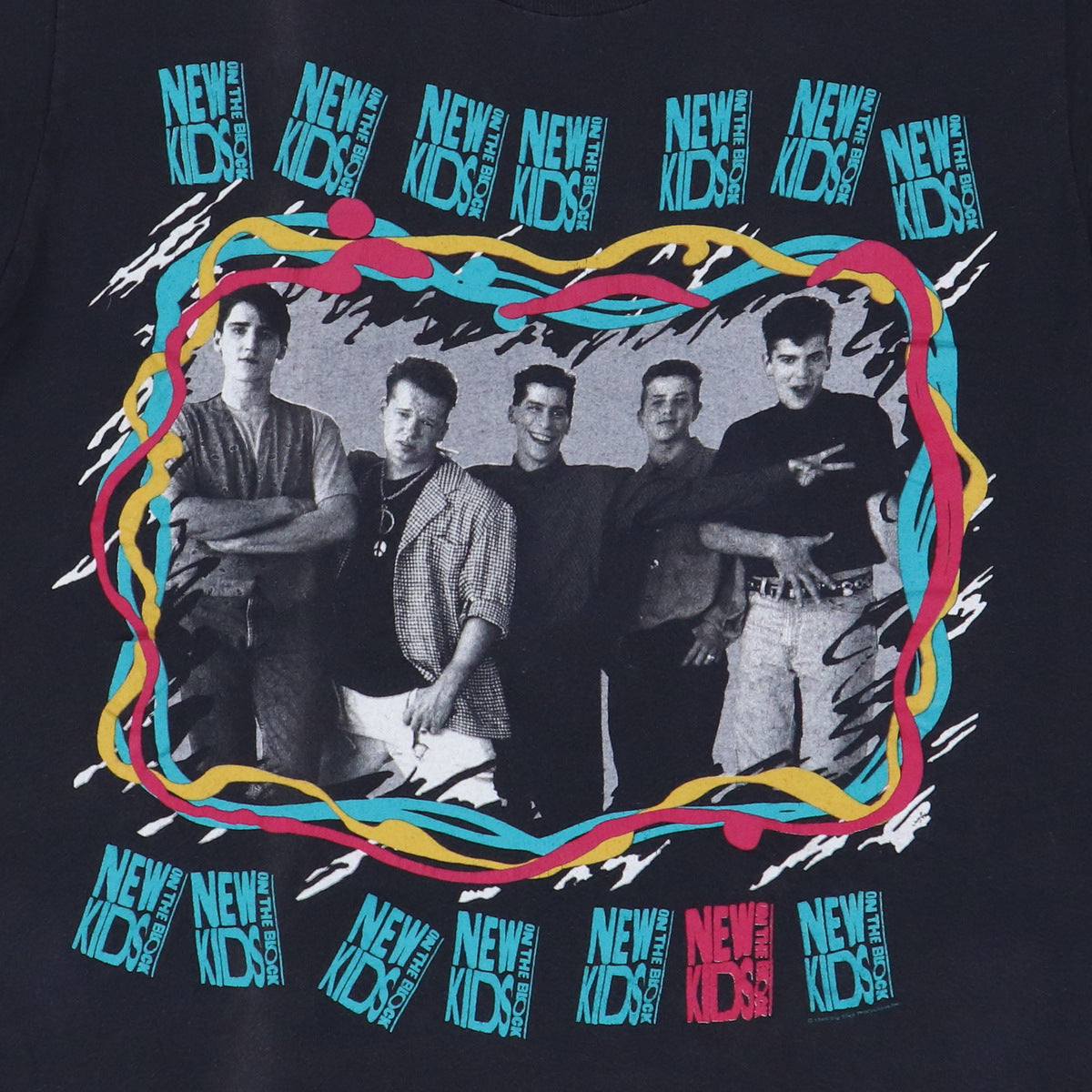 1989 New Kids On The Block Tour Shirt