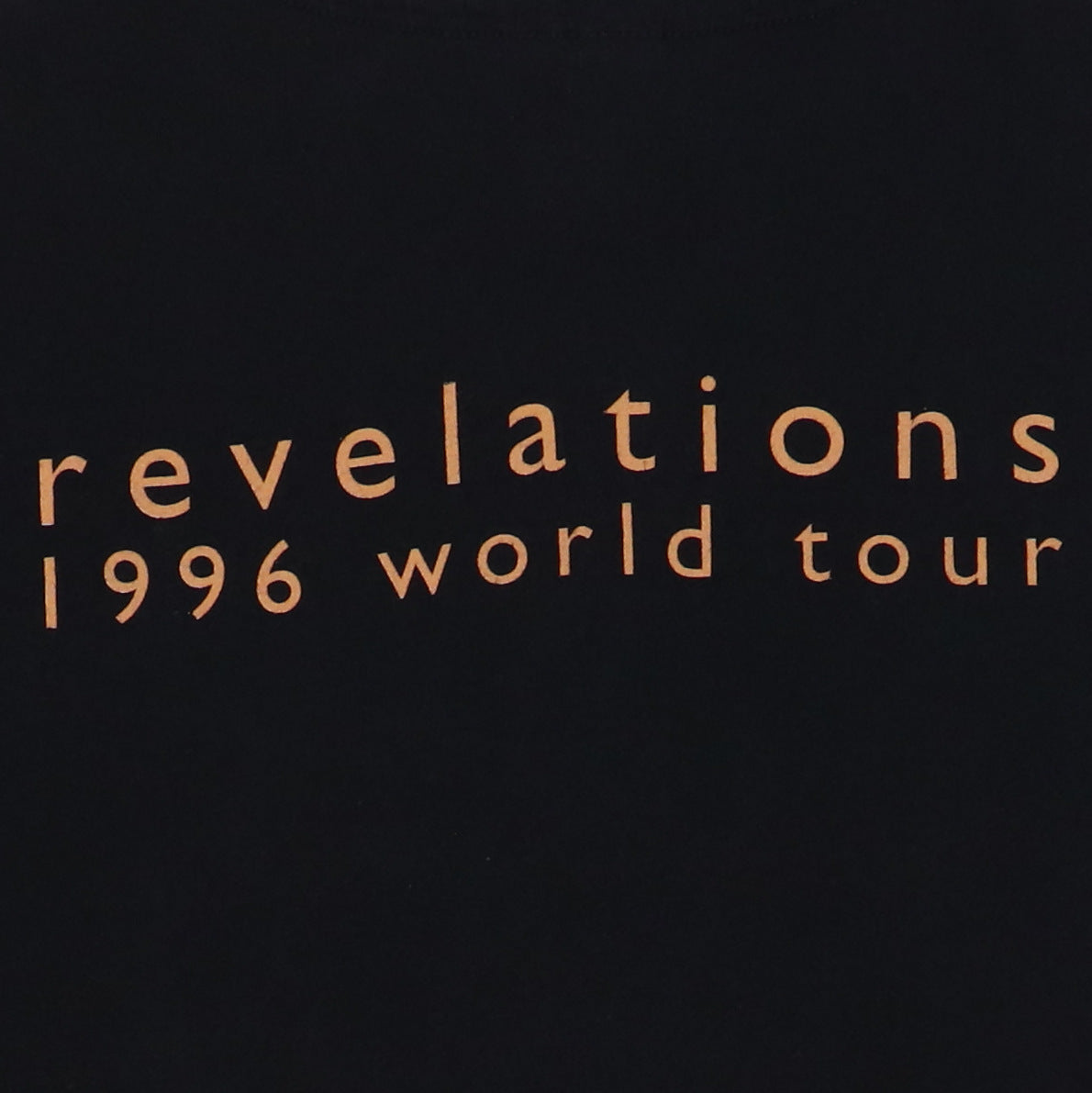 1996 Wynonna Judd Revelations World Tour Shirt