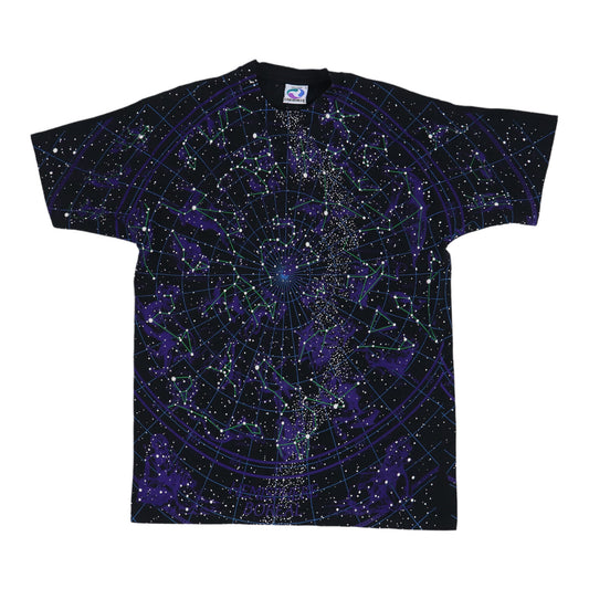 1993 Constellations Liquid Blue All Over Print Shirt