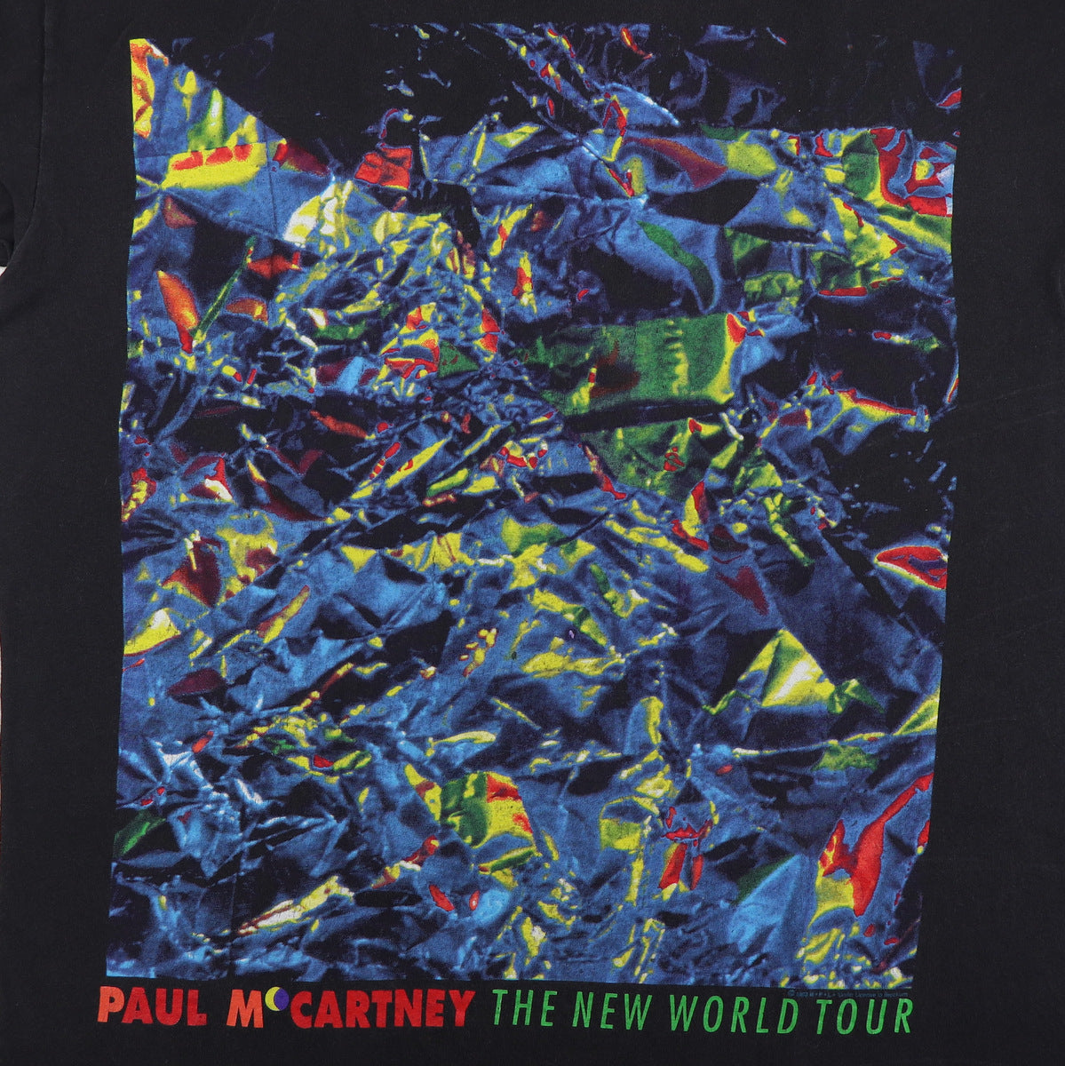 1993 Paul McCartney New World Tour Shirt