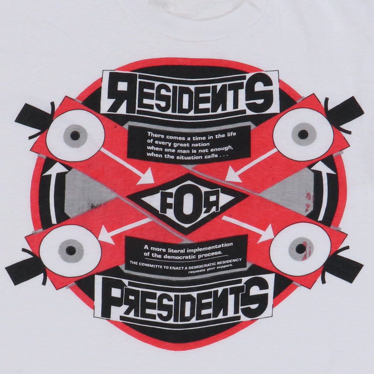 1985 Residents For Presidents Shirt