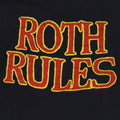 1986 David Lee Roth Eat Em And Smile Roth Rules Shirt