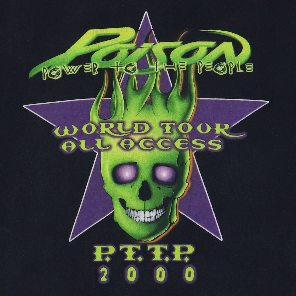 2000 Poison Power To The People Tour Shirt