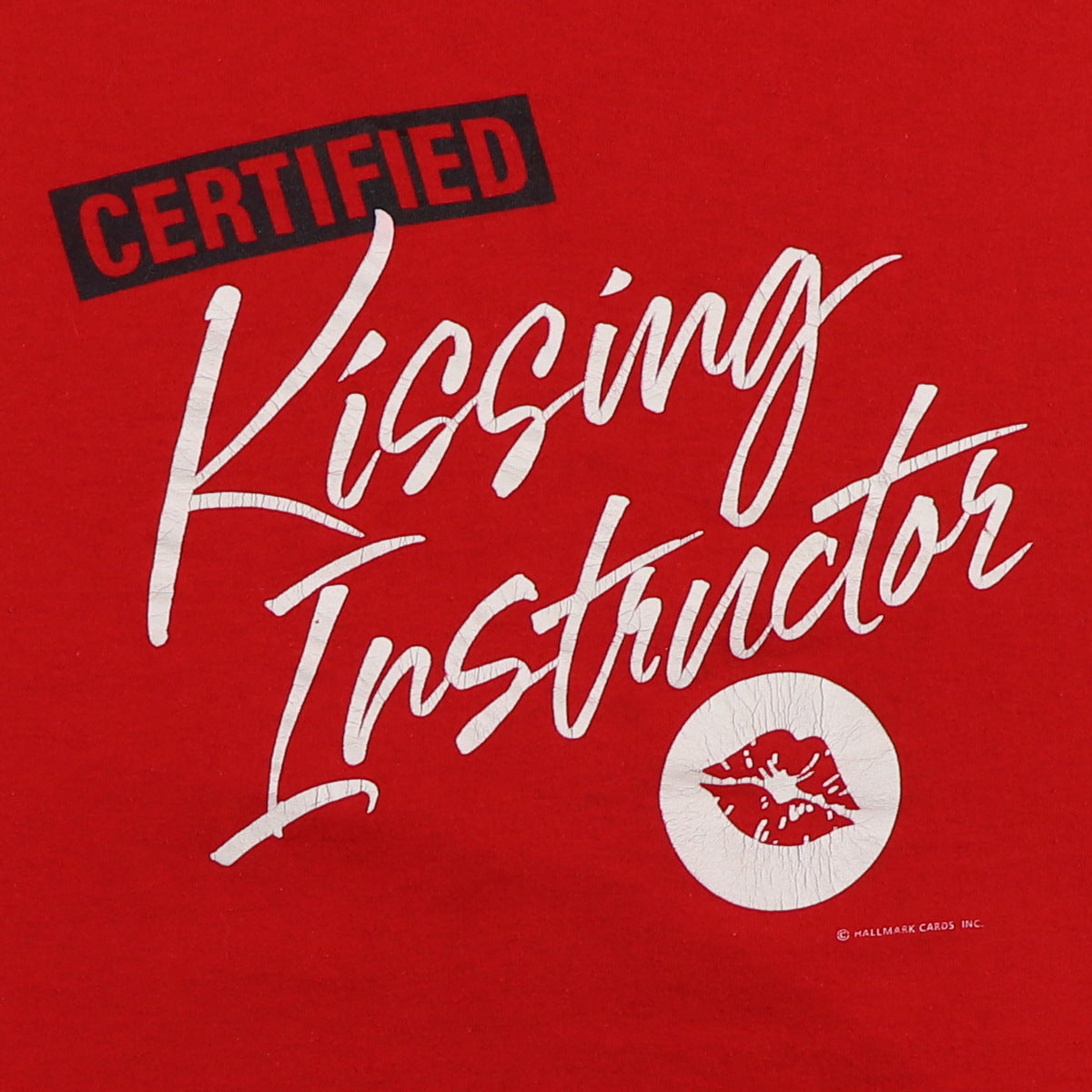 1980s Certified Kissing Instructor Shirt