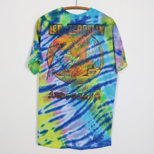 1995 Jimmy Page Robert Plant No Quarter Tie Dye Tour Shirt