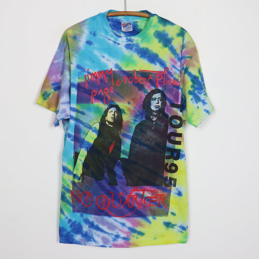 1995 Jimmy Page Robert Plant No Quarter Tie Dye Tour Shirt