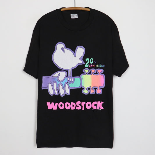 1989 Woodstock 20th Anniversary Shirt