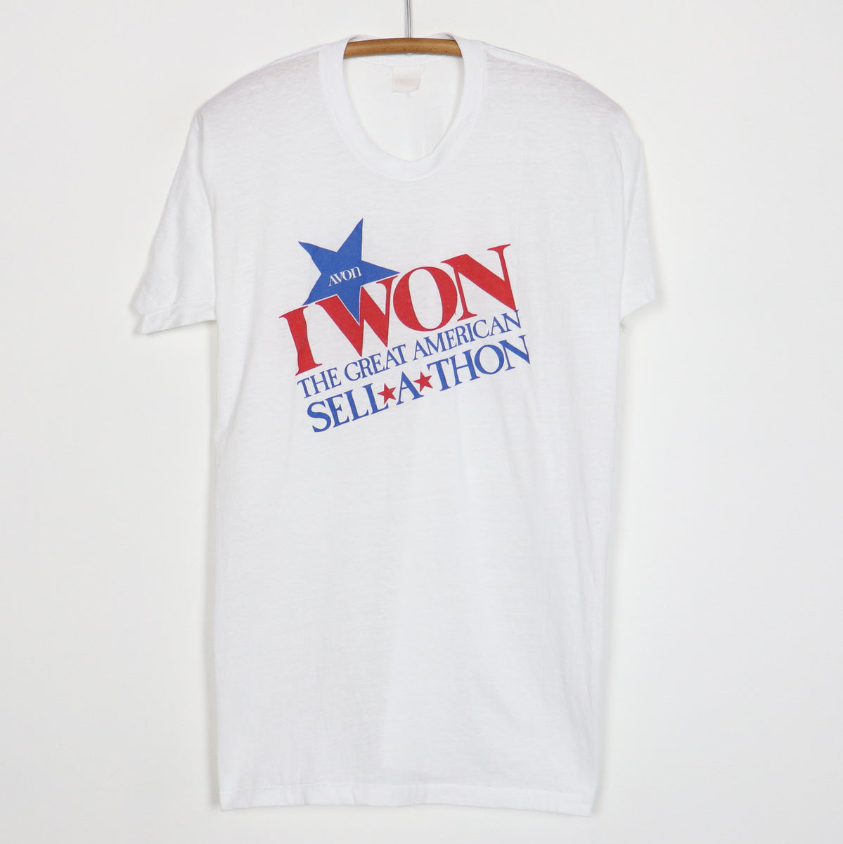 1980s I Won The Great American Avon Sell A Thon Shirt