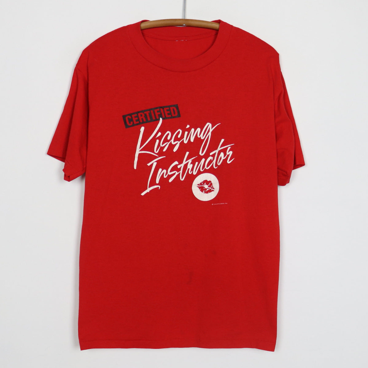 1980s Certified Kissing Instructor Shirt