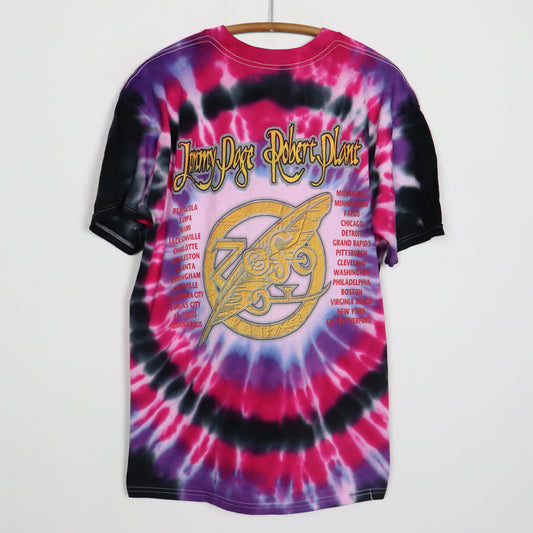 1998 Robert Plant Jimmy Page Zoso Tie Dye Tour Shirt