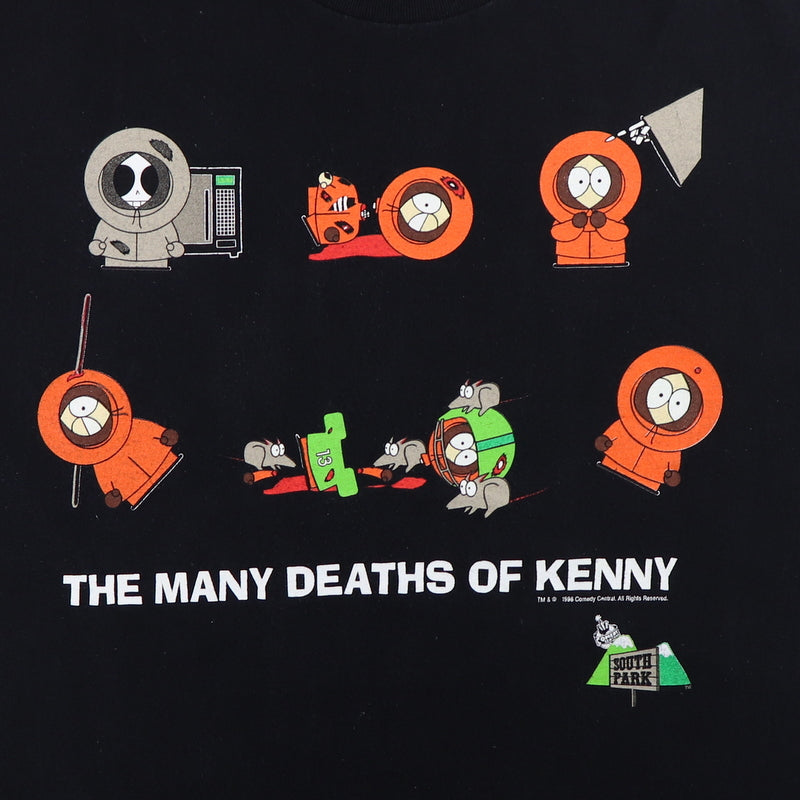 1996 South Park The Many Deaths Of Kenny Shirt