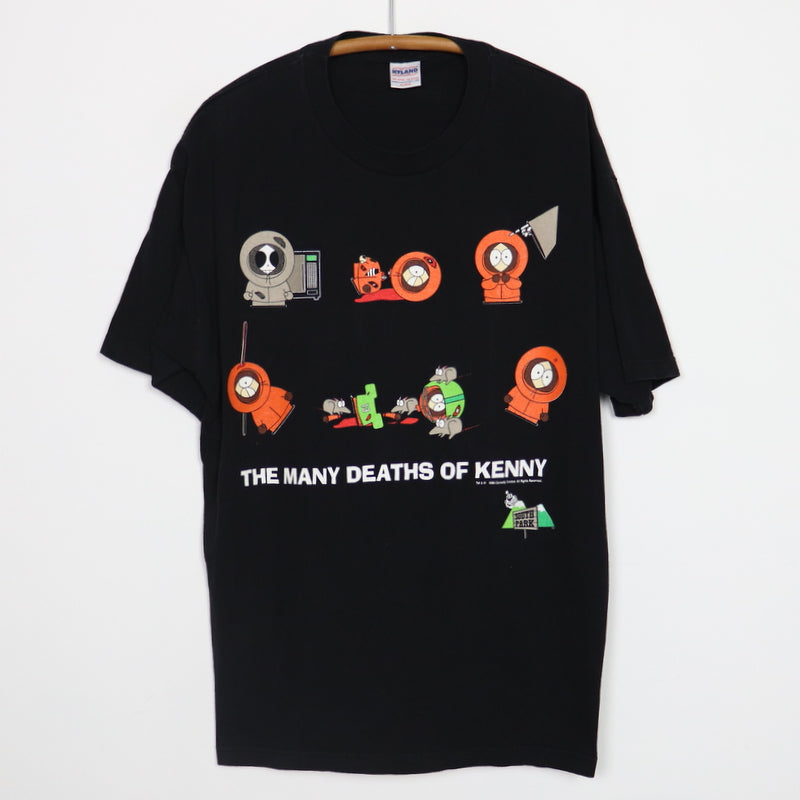 1996 South Park The Many Deaths Of Kenny Shirt