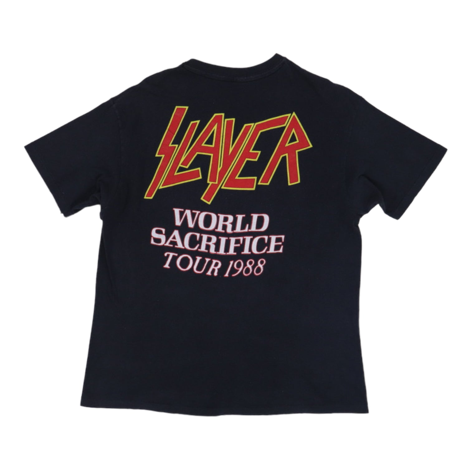 1988 Slayer World Sacrifice Tour Shirt – WyCo Vintage