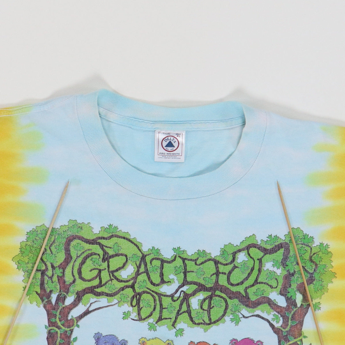 1997 Grateful Dead Dancing Bears Tie Dye Shirt Wyco Vintage