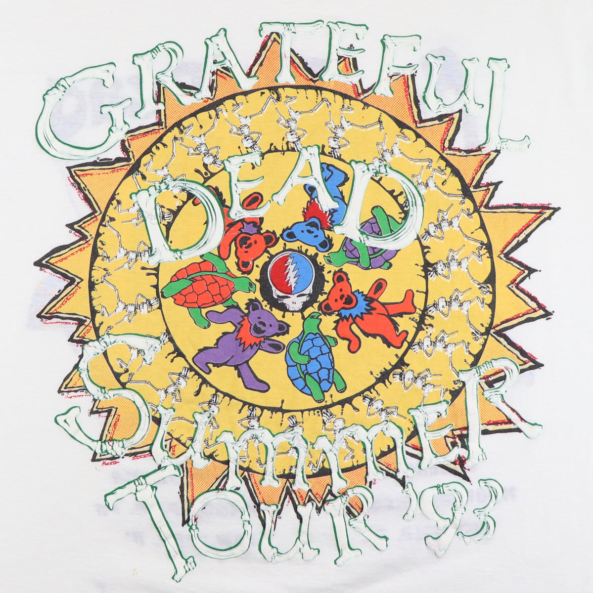 Grateful Dead - M.DuBois “ Summer Tour 1993 “ Original Vintage Rock Ti –  American Vintage Clothing Co.