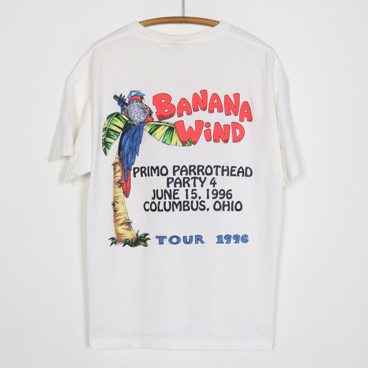 1996 Jimmy Buffett Banana Wind Tour Shirt