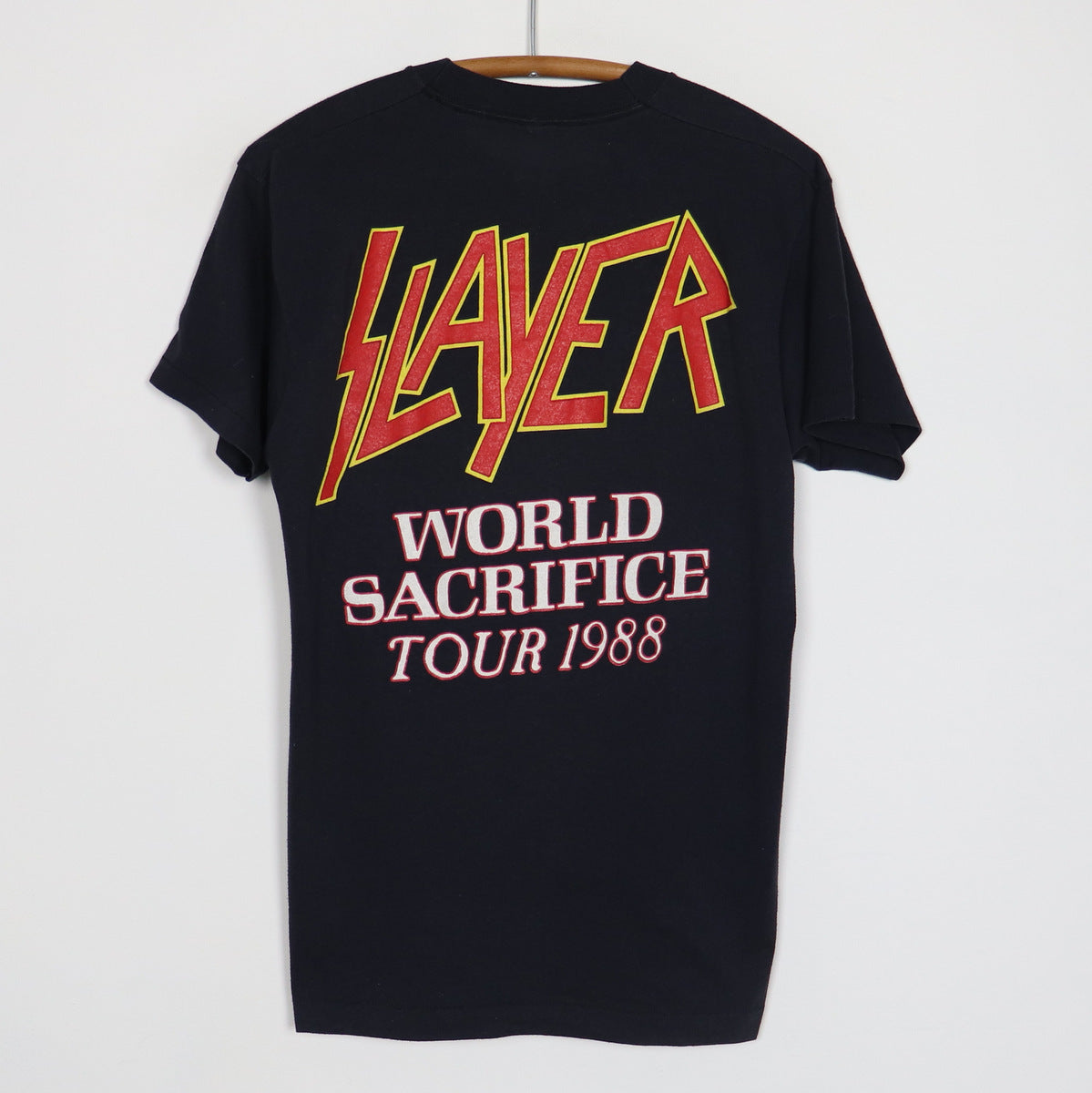 1988 Slayer Root Of All Evil World Sacrifice Tour Shirt