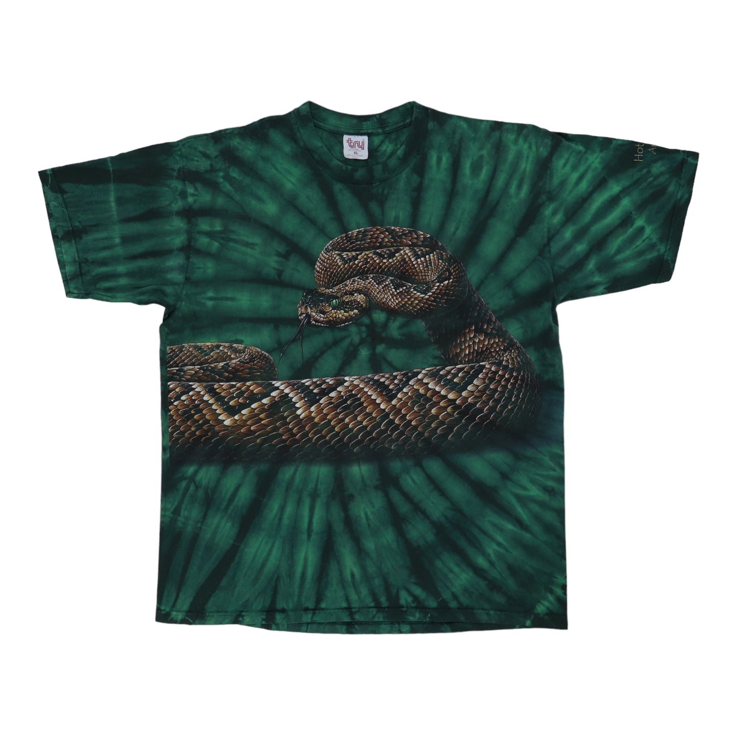 1990s Rattlesnake Tie Dye Shirt