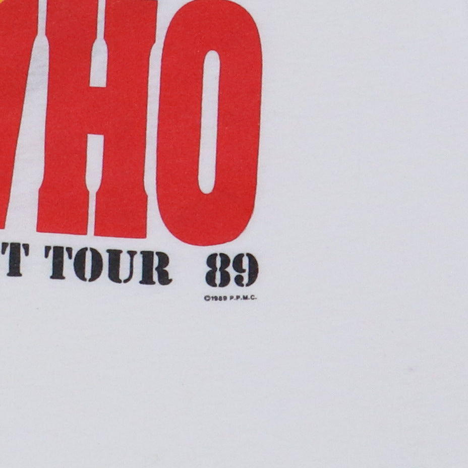 1989 The Who The Kids Are Alright Tour Shirt