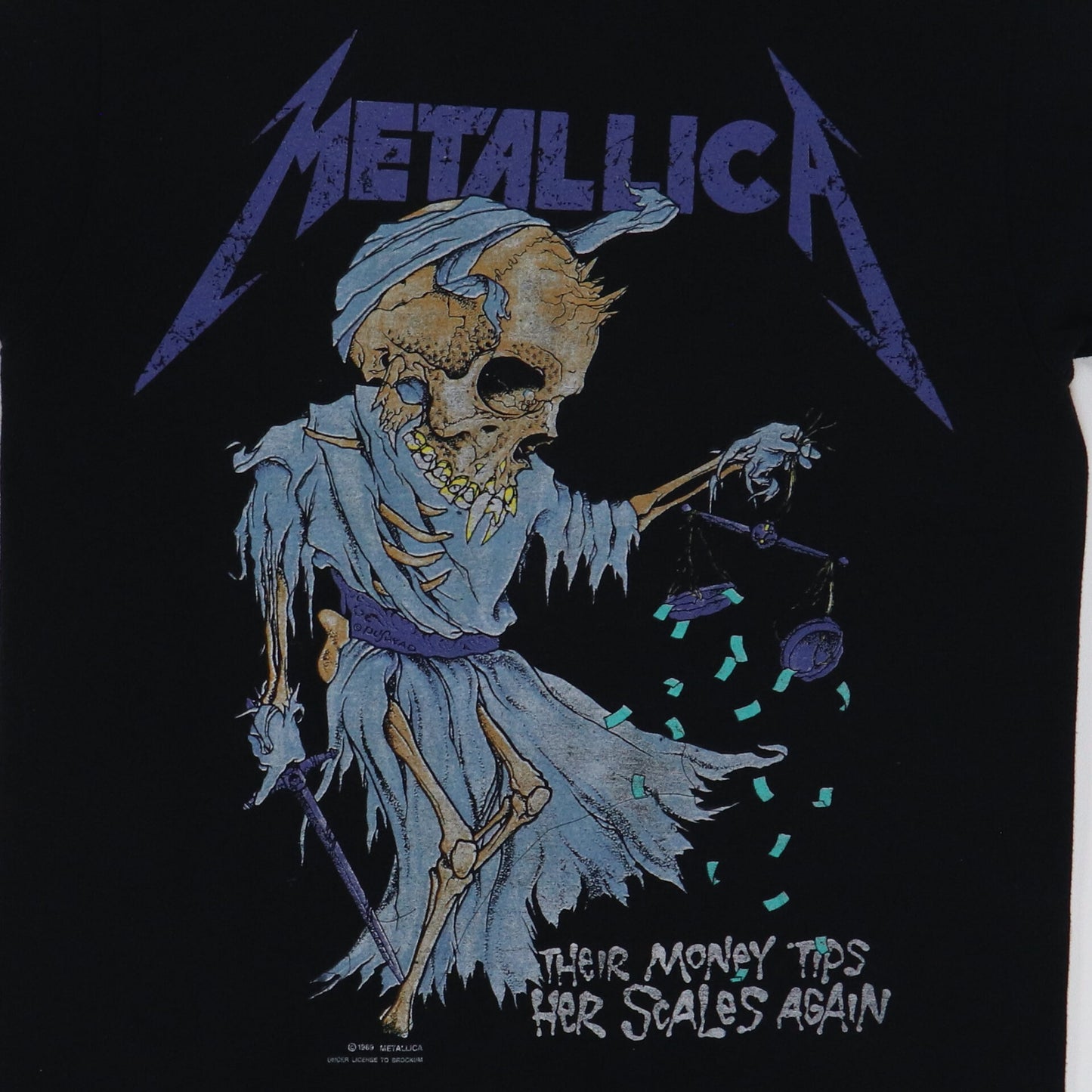 1989 Metallica Doris And Justice For All Shirt