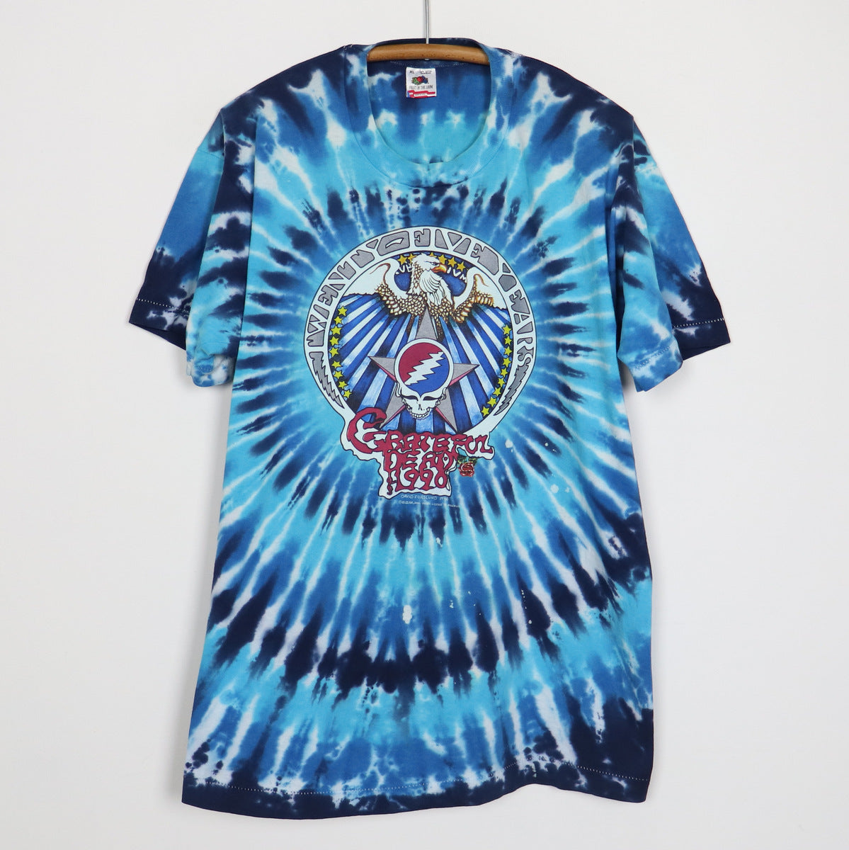 1990 Grateful Dead 25 Years Dead Tie Dye Shirt – WyCo Vintage