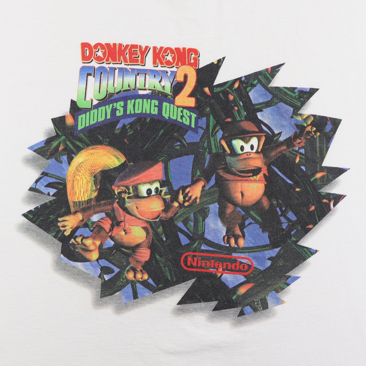 1995 Donkey Kong Country 2 Diddy's Kong Quest Nintendo Shirt