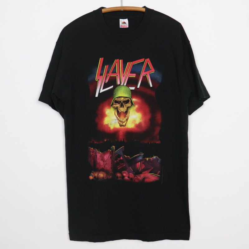 1992 Slayer Monsters Of Rock European Tour Shirt – WyCo Vintage