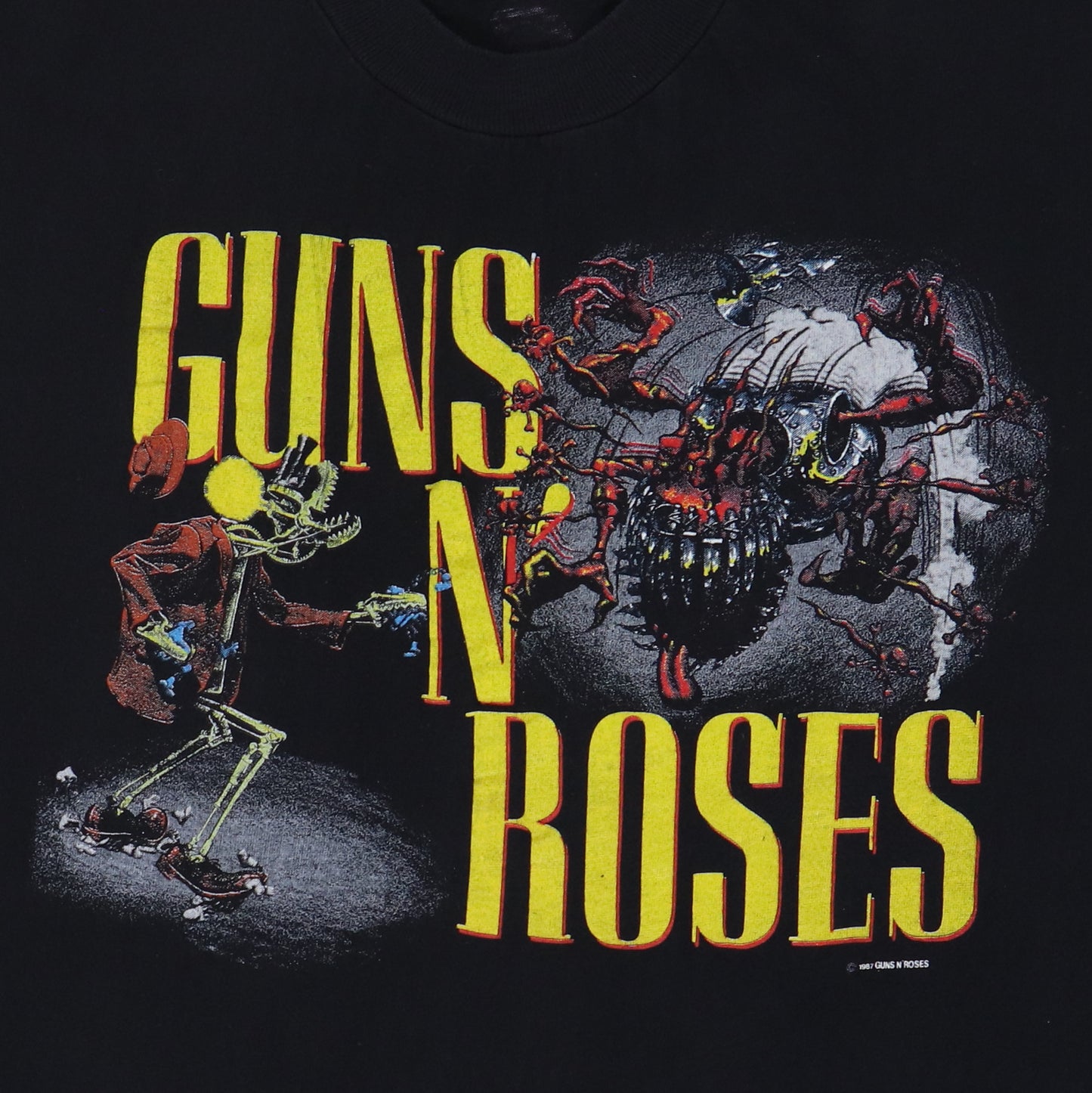 1987 Guns N Roses Appetite For Destruction Tour Shirt