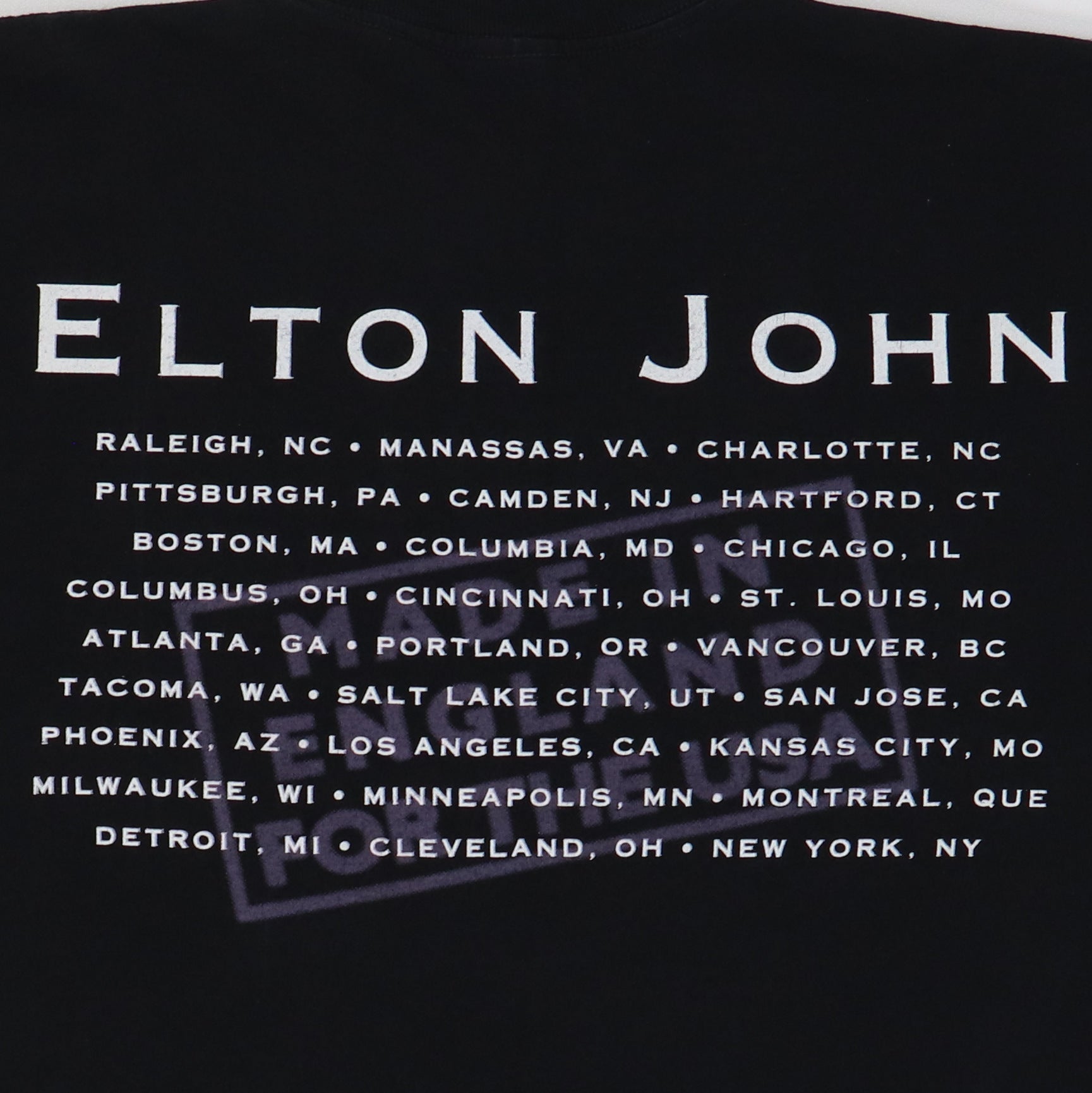 1995 Elton John Made In England Tour Shirt – WyCo Vintage