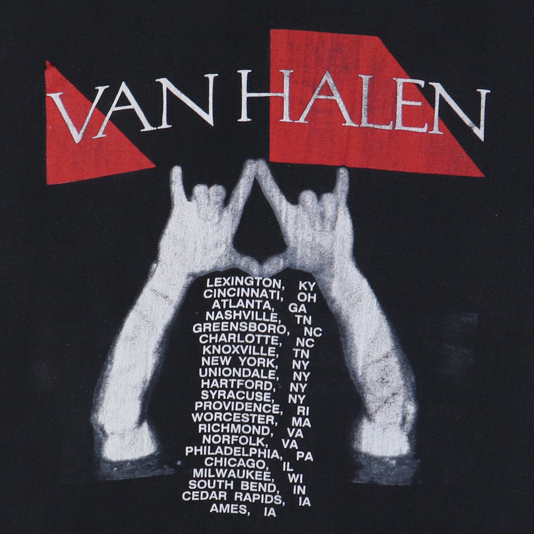 1988 Van Halen OU812 Tour Shirt – WyCo Vintage