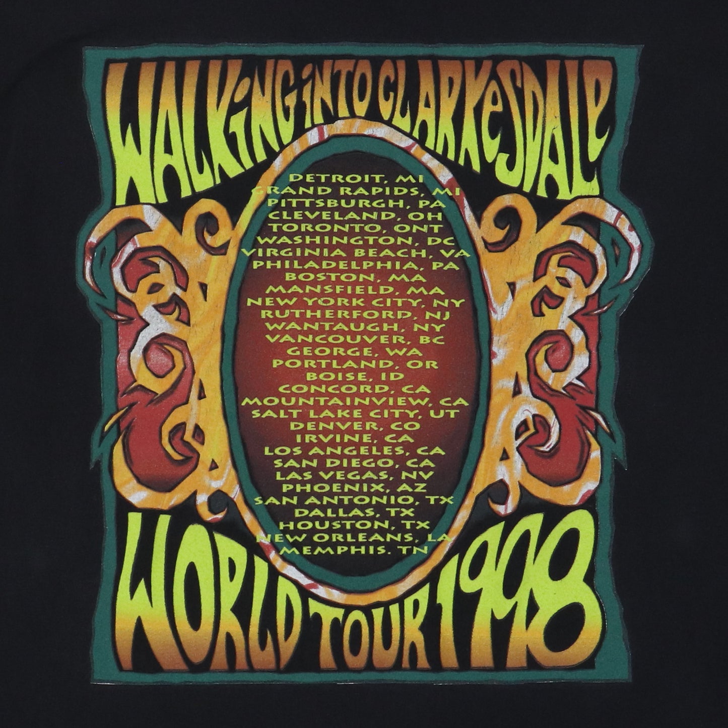 1998 Jimmy Page & Robert Plant World Tour Shirt