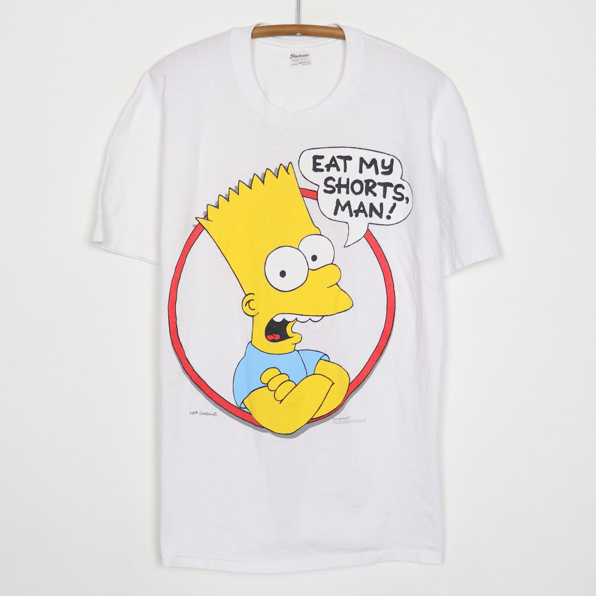 1990 The Simpsons Bart Simpson Eat My Shorts Man Shirt