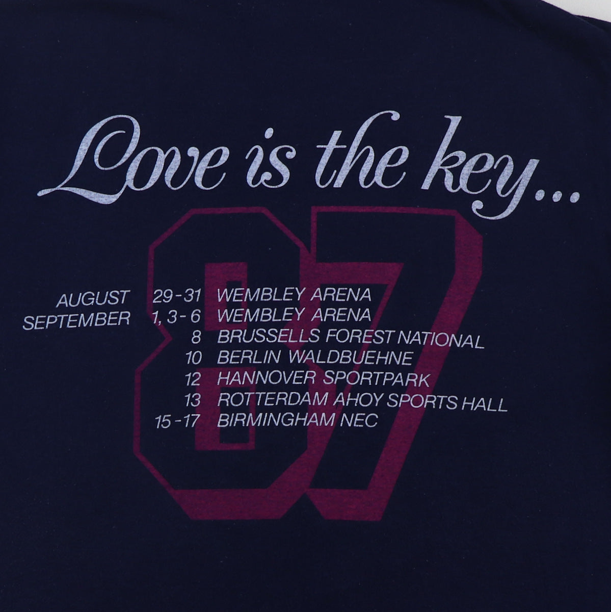 1987 Stevie Wonder Love Is The Key Tour Shirt